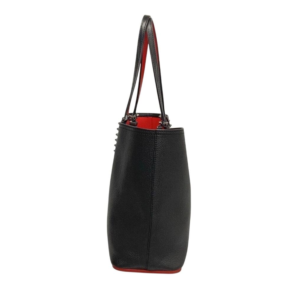 CHRISTIAN LOUBOUTIN Cabata Black Leather Tote Bag - Picture 2 of 5
